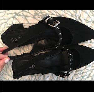 💋Black Strap Heels💋